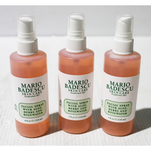 3 NEW MARIO BADESCU FACIAL SPRAY - 118 ML EA.
