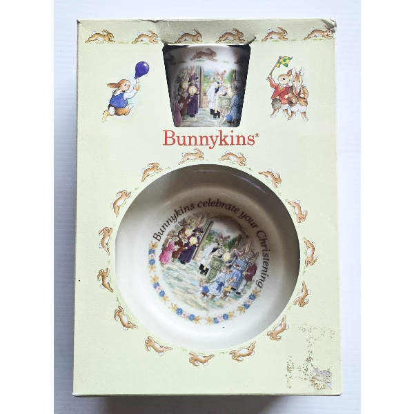 VINT. BUNNYKINS ROYAL DOULTON MUG & PLATE