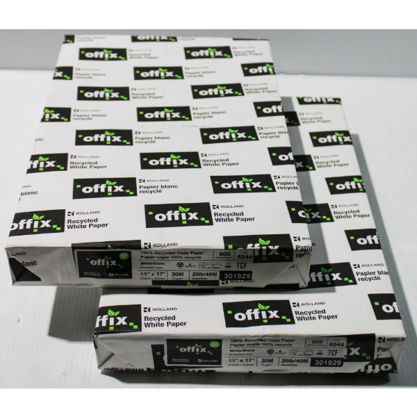 2 X 500 OFFIX 11" X 17" COPY PAPER