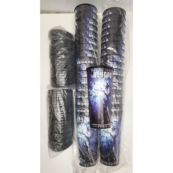 50 X 44 OZ STAR TREK BEYOND 2016 CUPS W/ LIDS