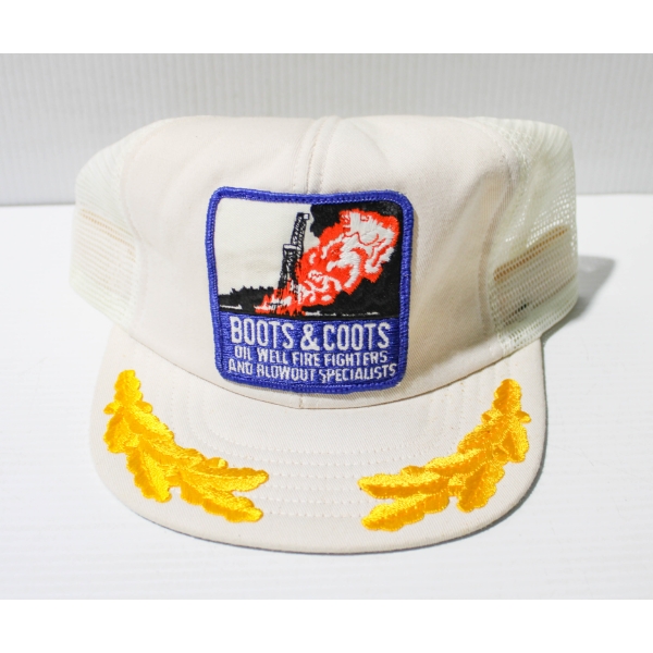 VINT. BOOTS & COOTS OIL WELL FIRE FIGHTERS BLOWOUT SPEC. HAT