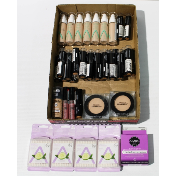 NEW REVLON COSMETICS & ALMAY MAKEUP ERASER STICKS ETC.