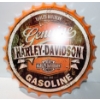 Image 1 : REPLICA METAL HARLEY DAVIDSON BOTTLE CAP SIGN