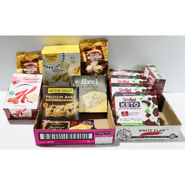 ASST. FOOD PRODUCTS - LIGHT FREIGHT DAMAGE TO BOXES