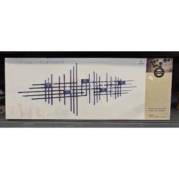 TEALIGHT CANDLE SCONCE 27.5 X 9.8"