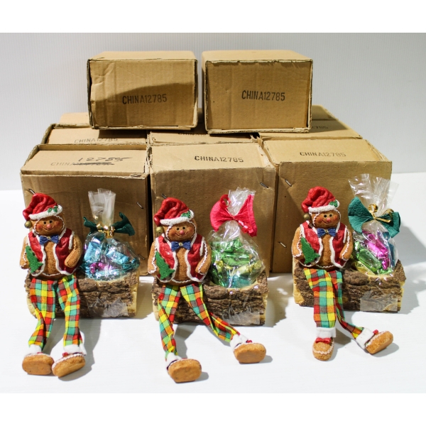 14 CHRISTMAS DECORATIONS - 5 3/4"L X 6" H