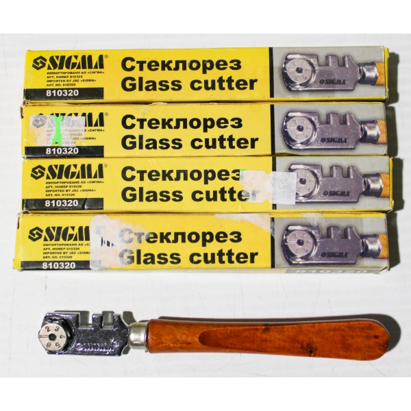 5 NEW SIGMA GLASS CUTTER