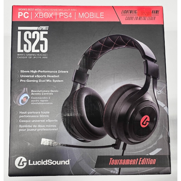 ESPORTS LS25 WIRED GAMING HEADSET
