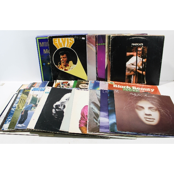 ASST. 78'S LP RECORDS INCL. ELVIS ETC.