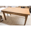 Image 1 : WOODEN TABLE - 60"L X 34"W X 31"H