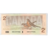 Image 1 : 1986 BIRD SERIES (ROBBIN) CANADIAN $2 BANKNOTE