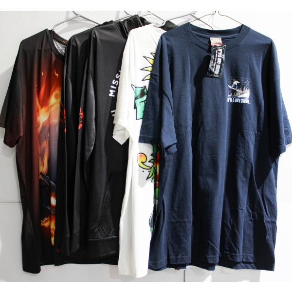 5 MEN'S T-SHIRTS & HOODIES - SIZE 2XL 