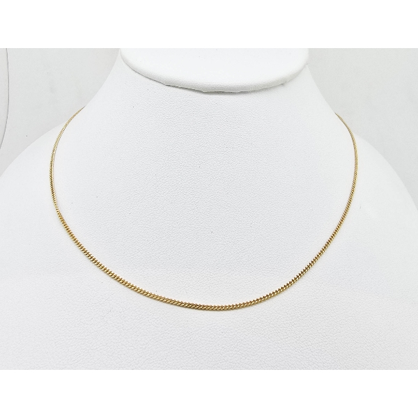 18K GOLD 16" NECKLACE 