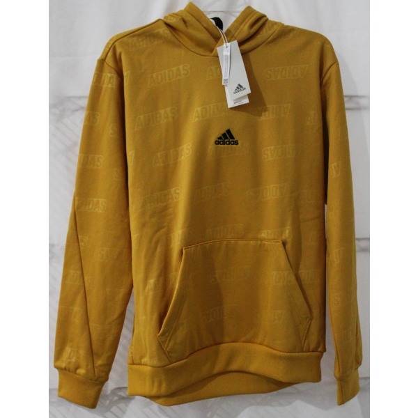 NEW MEN'S ADIDAS LONG SLEEVE HOODIE - SIZE S