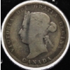 Image 2 : 1874 CANADA SILVER 25 CENT COIN