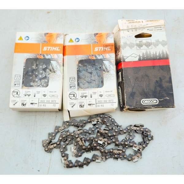 3 NEW CHAINSAW CHAINS