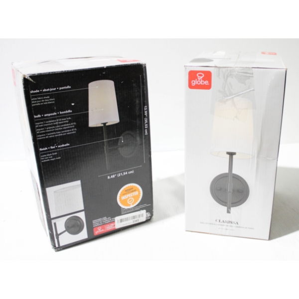 2 WALL SCONCE INDOOR LIGHTS