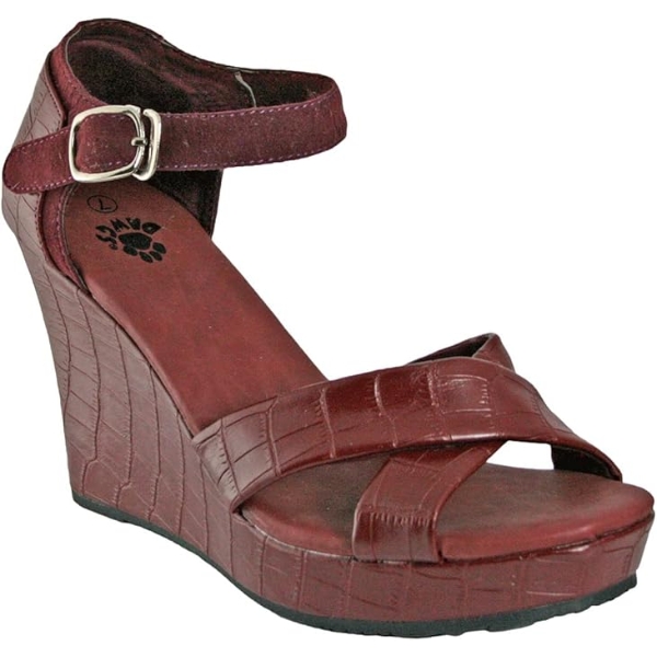 NEW DAWGS 4" WOMEN'S WEDGE KAYMANN SANDALS - SIZE 8