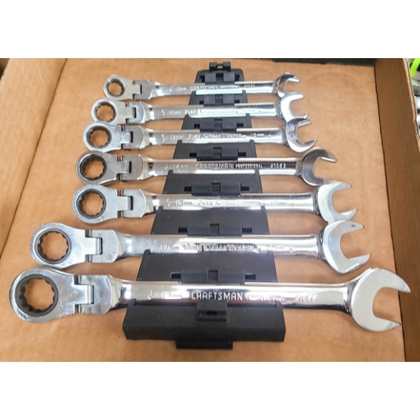 7 PC FLEXGEAR CRAFTSMAN METRIC WRENCH SET