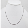 Image 1 : 10K WHITE GOLD 16" NECKLACE