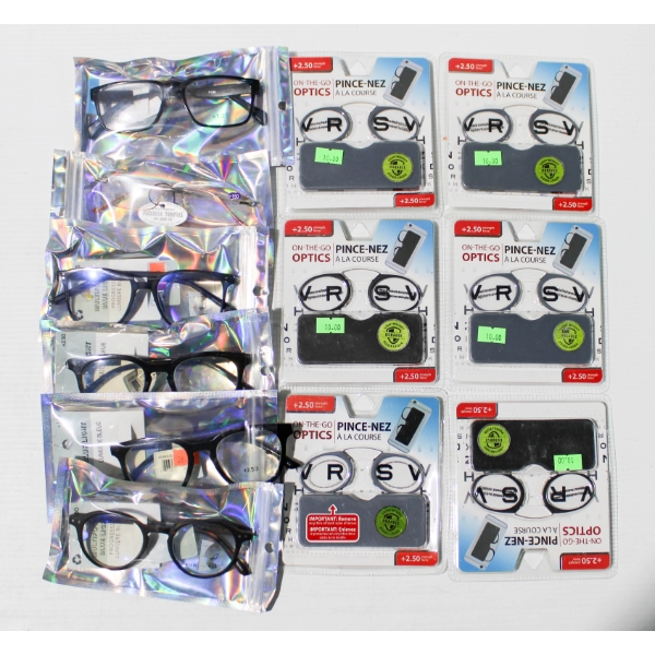 ASST. READING & BLUE LIGHT GLASSES