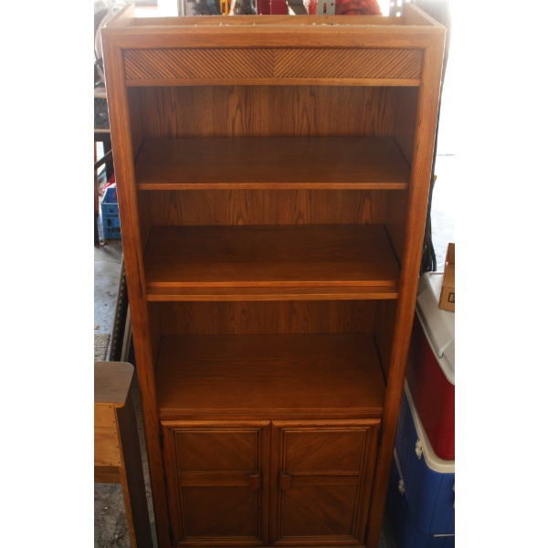 WOODEN CABINET W/ DOORS 