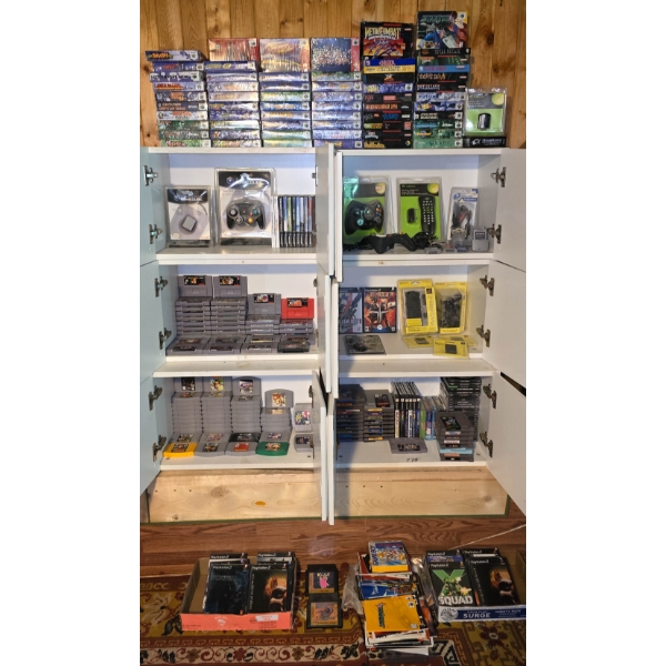 VIDEO GAMES CONTROLLERS MEMORY CARDS ETC