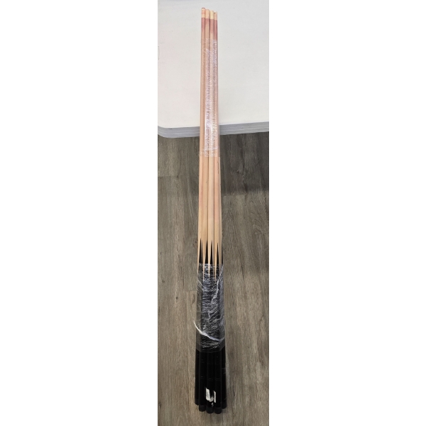 TEN 1PC 57 HARDWOOD POOL CUES
