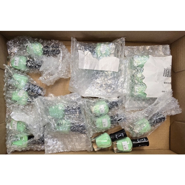 LOT OF SALLY HANSON MIRACLE GEL NEON ELECTRI-LIME NAIL POLISH