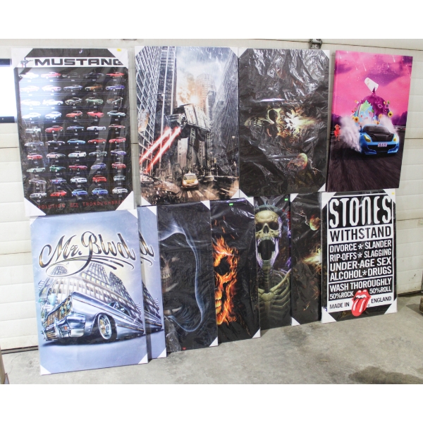 11 NEW WALL ART - SIZE: 36" X 24"