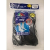 MEN'S FRUIT OF THE LOOM BIG & TALL BLACK CREW SOCKS