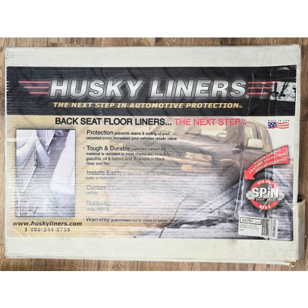 HUSKYLINERS FORD LINCOLN NAVIGATOR BACK SEAT FLOOR MATS 63781