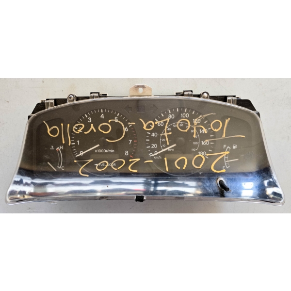 SALVAGE DASHBOARD FOR 2001-2002 TOYOTA COROLLA