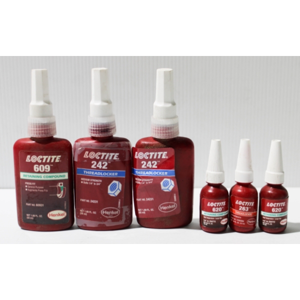 ASST. LOCTITE THREADLOCKER & RETAINING COMPOUND