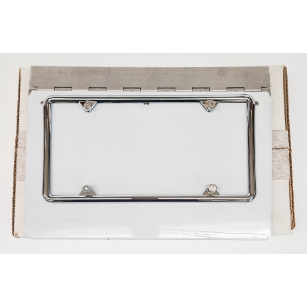 NEW METAL LICENSE PLATE BOLT ON HOLDER