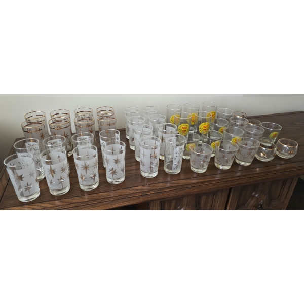 VINT. DRINKING GLASS SETS