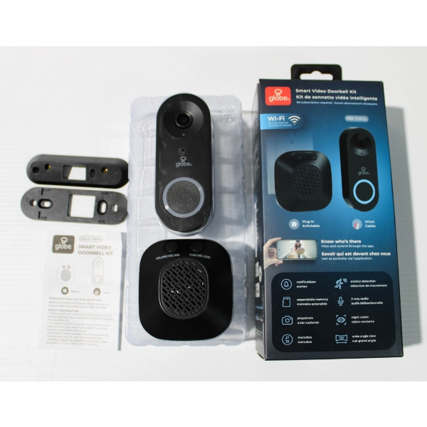 GLOBE SMART VIDEO DOORBELL - HD 1080P