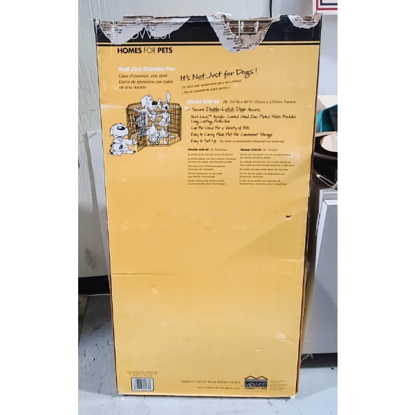 MIDWEST METAL FENCE 8 PANNEL DOG PEN