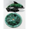 Image 2 : BLUE MOUNTAIN POTTERY DOLPHIN & 50YRS SUNOCO DISH