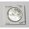 Image 1 : 1961 CANADA VOYAGEUR SILVER DOLLAR COIN