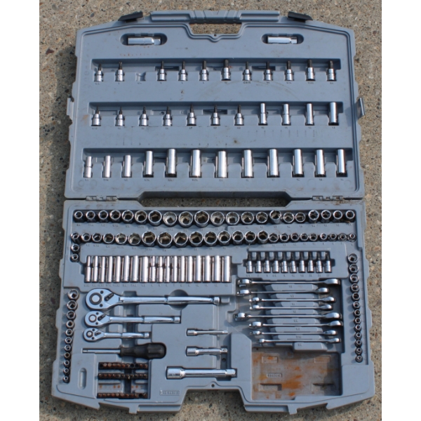 150+ MAXIMUM MASTERCRAFT SOCKETS WRENCHES ETC.