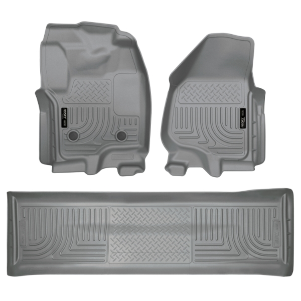 HUSKYLINERS FORD SUPER DUTY FRONT &  BACK SEAT FLOOR MATS 99712