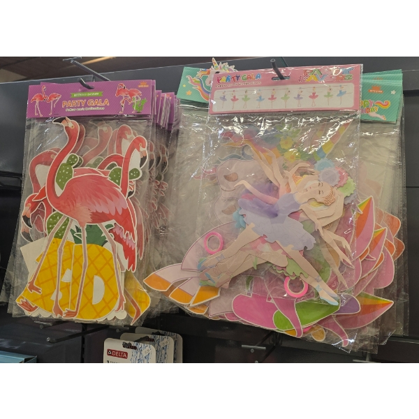 ASSORT. PARTY GALA BIRTHDAY BANNERS