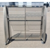 Image 1 : ROLLING METAL STORE DISPLAY W/ ADJUSTABLE RACKS