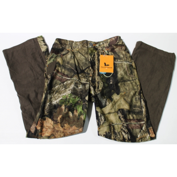 NEW CAMO PANTS YOUTH FIELD & STREAM MOSSY OAK