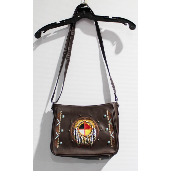  NEW NU TRENDZ MEDICINE WHEEL PURSE W/ SHOULDER STRAP