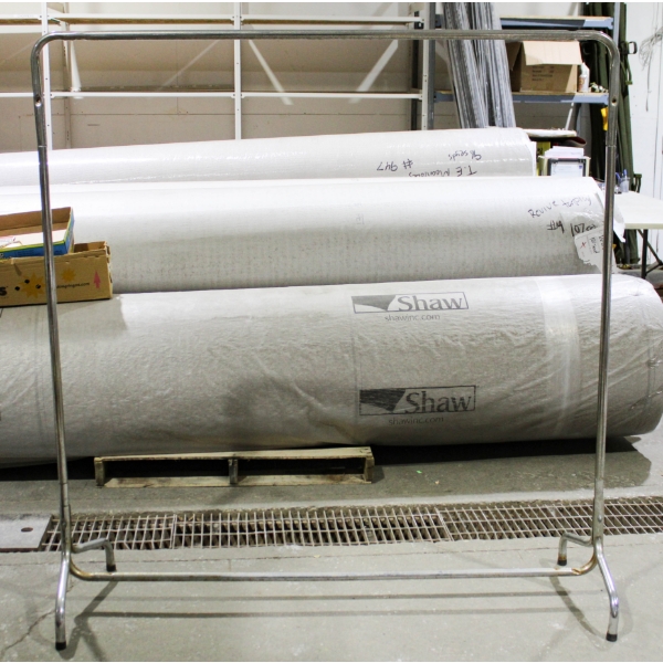 CLOTHING RACK - SIZE 59.5" L X 62" H