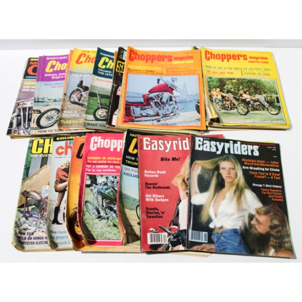 1970'S & 1980'S CHOPPER MOTORCYCLE MAGAZINES