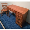 Image 2 : HARDWOOD BEDROOM SET WITH KIDS DESK