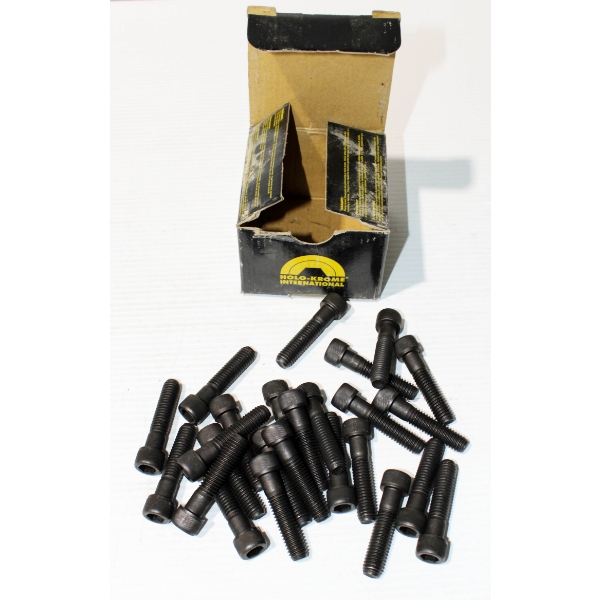 25PC NEW HEX HEAD BOLTS - 2" X 3/8"